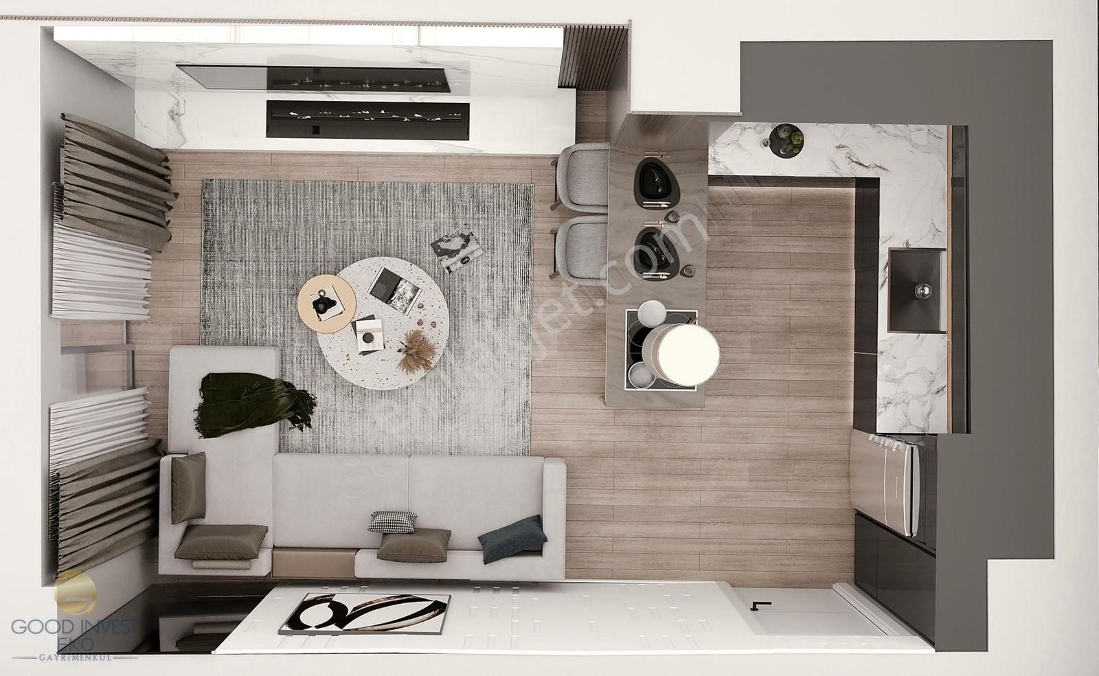 Demirtaş Barbaros Temelden Satılık 1+1 Daire - Görsel 7