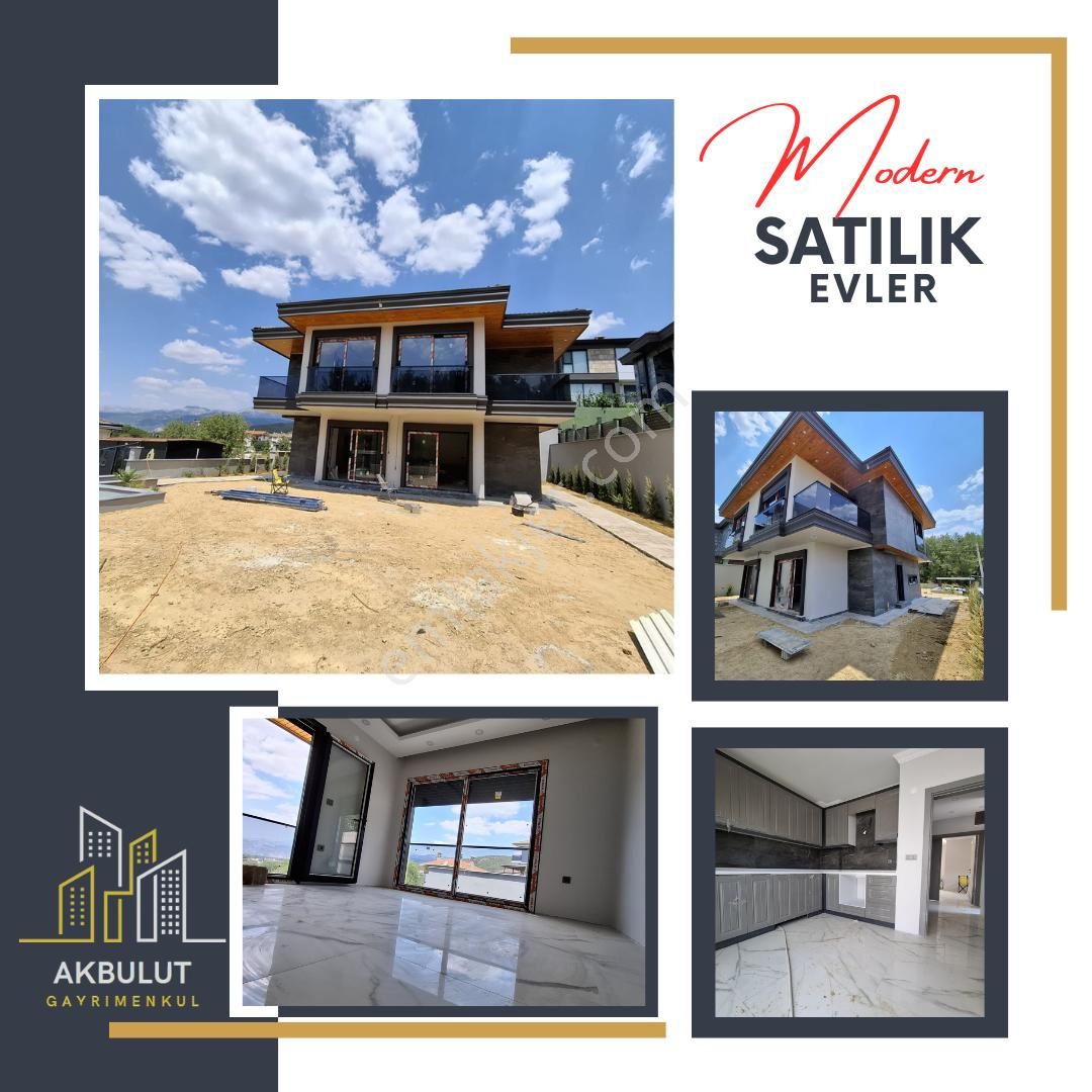 Menteşe Yeniköy Satılık Villa  YENİKÖY'DE LÜKS MODERN, SIFIR, HUZURUN ORTASINDA SATILIK AKILLI VİLLA