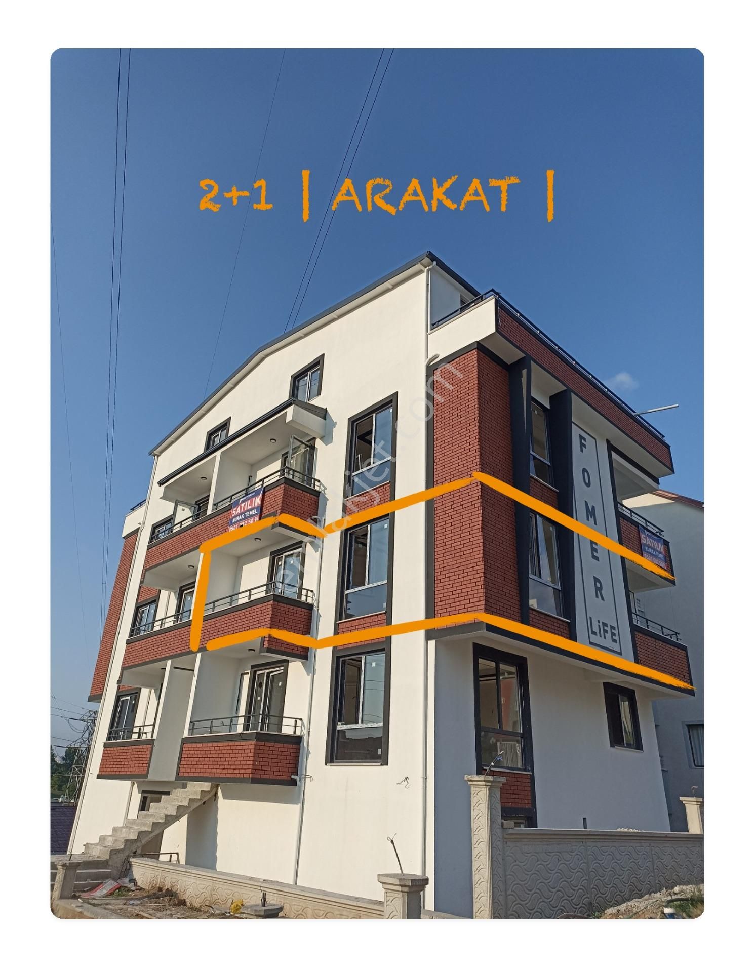 Başiskele Yeşilyurt Satılık Daire YEŞİLYURT MAHALLESİ, 2+1, ARAKAT, SIFIR BİNA 