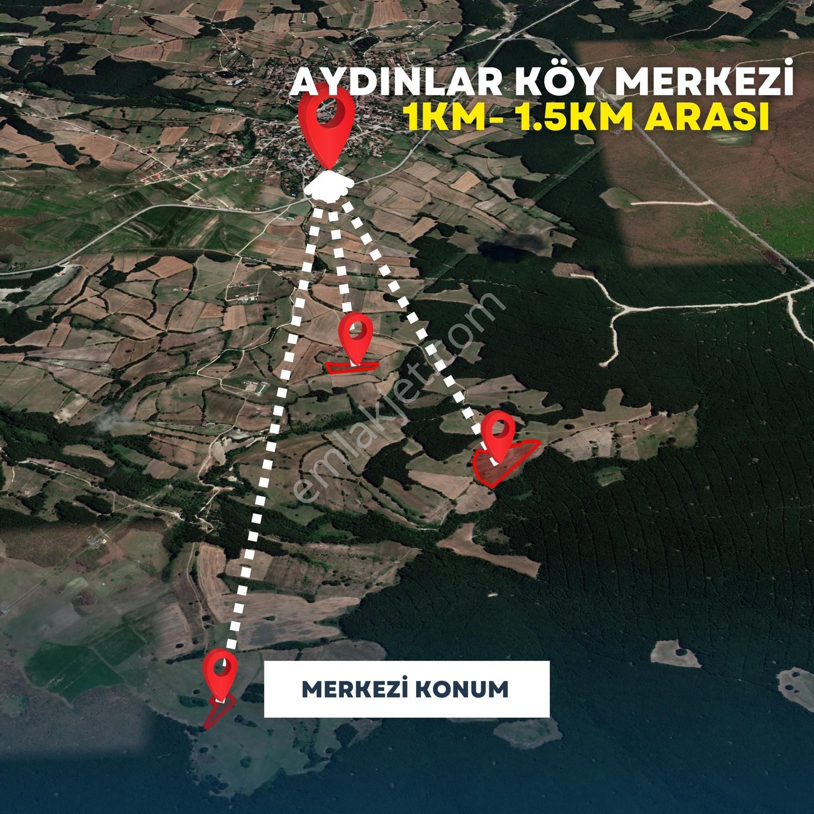 Çatalca Aydınlar Satılık Tarla  Çatalca Aydınlar Mahallesi 15 dönüm Satılık Arazi