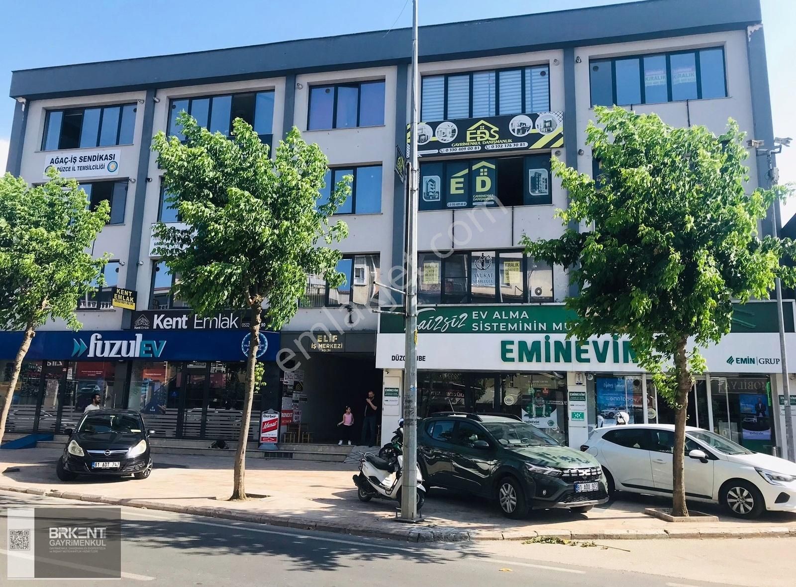 Düzce Merkez Cedidiye Kiralık Ofis BİRKENT EMLAK GAYRİMENKUL'DEN CADDE CEPHELİ 80 M2 ARAKAT KİRALIK