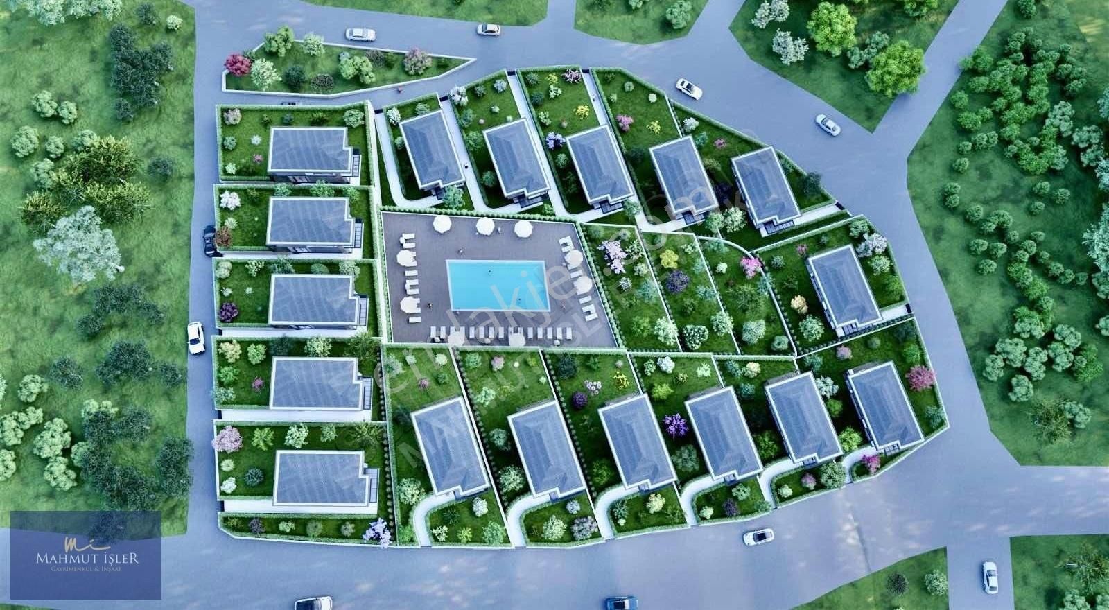 Ayvacık Küçükkuyu Bld. (Mıhlı) Satılık Villa KÜÇÜKKUYU'DA FUL DENİZ MANZARALI 400m2 ARSA İÇİNDE HAVUZLU VİLLA