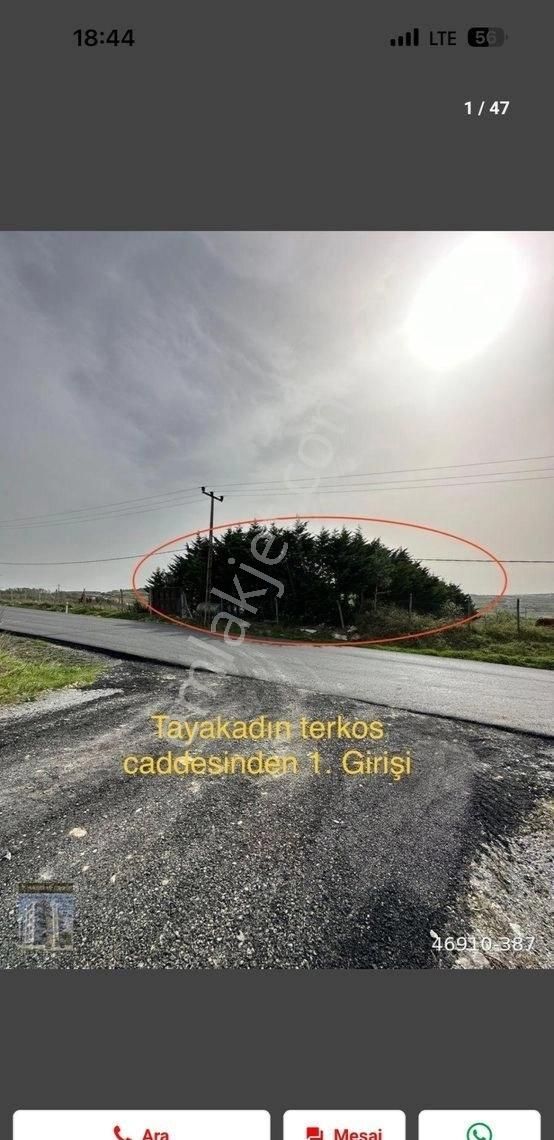 Arnavutköy Tayakadın Satılık Çiftlik Evi tayakadında çift caddeye bakan özeliklede adak satmaya çok uygun