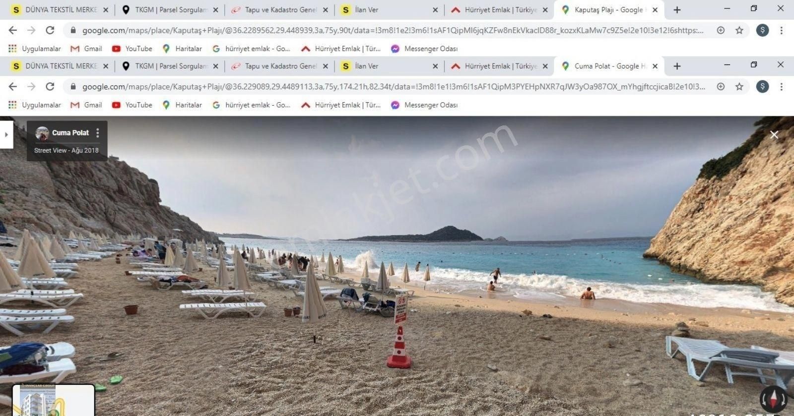 Dünyaca Önlü Kaputaj Plajına Yakın Mustakil Tapulu Deniz Manzara - Görsel 12