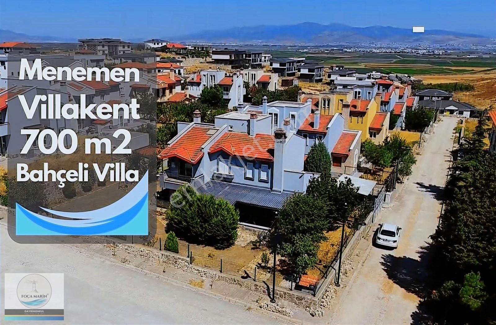 Menemen Villakent Satılık Villa VİLLAKENT 700 M2 GENİŞ BAHÇELİ 5+1 DUBLEKS VİLLA