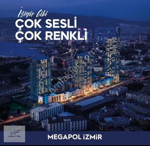 Konak Halkapınar Satılık Daire İzmir Megapol Çarşı Kule Projesinde Satılık Daire.