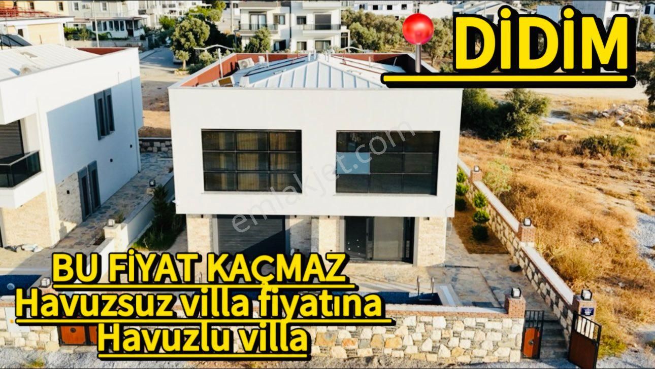 Didim Hisar Satılık Villa BU FİYAT KAÇMAZ!DİDİMDE SATILIK 4+1 BAHÇELİ HAVUZLU VİLLA