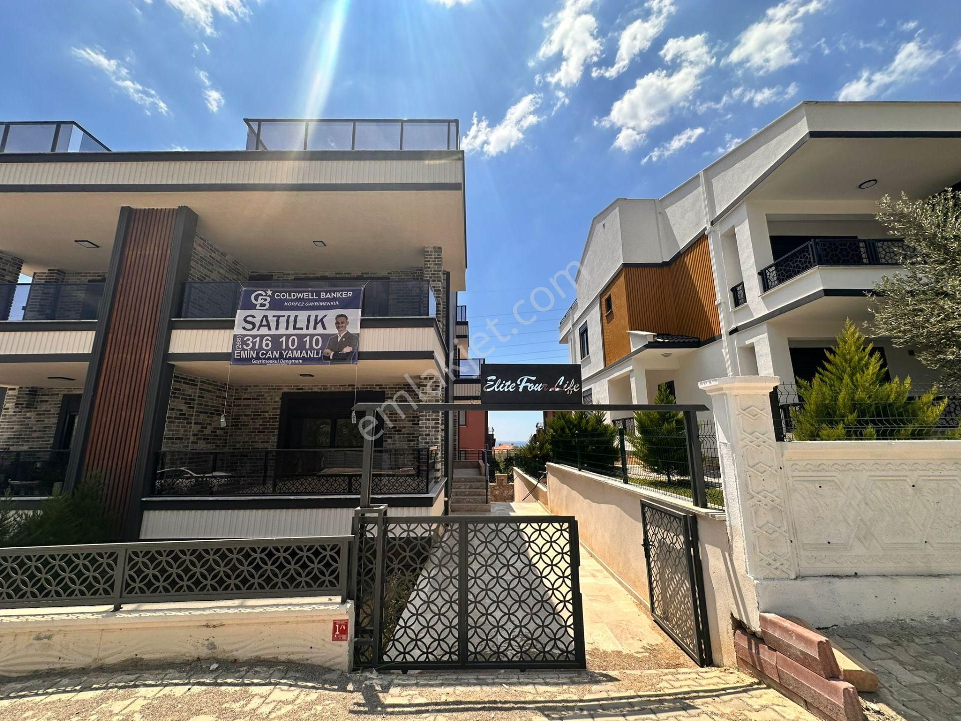 Edremit Şahindere Satılık Villa                       ALTINOLUK'DA MUHTEŞEM MANZARALI 5+1 TRIBLEX VİLLA   