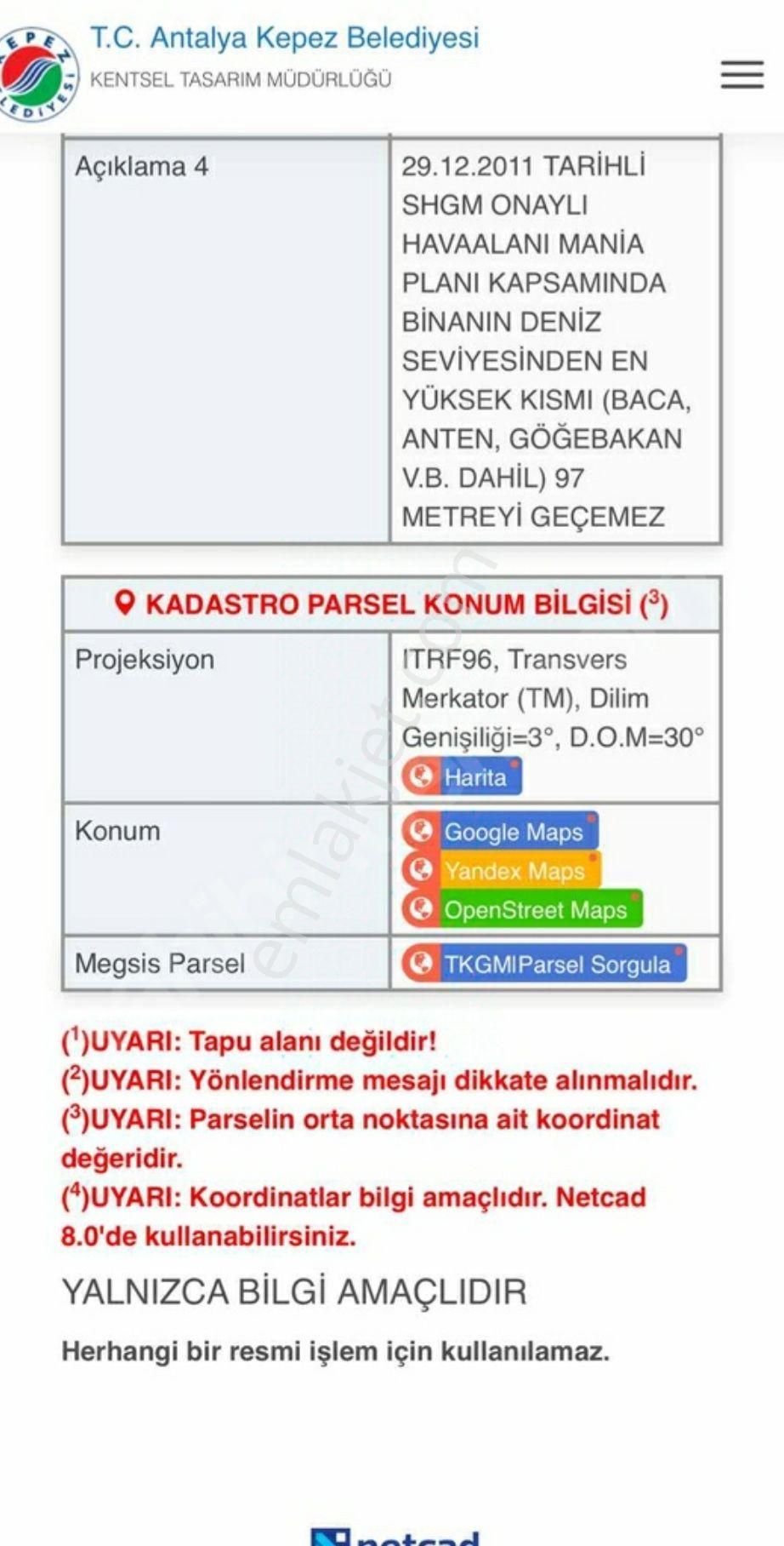 Kepez Altınova Sinan Satılık Ticari İmarlı Altınova Sinan'da sahibinden 15 kat ticari İmarlı Satılık arsa