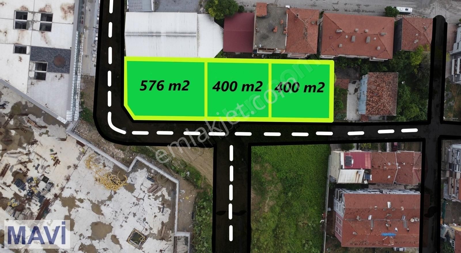 Erenler Yeni Satılık Konut İmarlı Remax Mavi'den Erenler'de 400 M2, %40, 3 Kat İmarlı Arsa