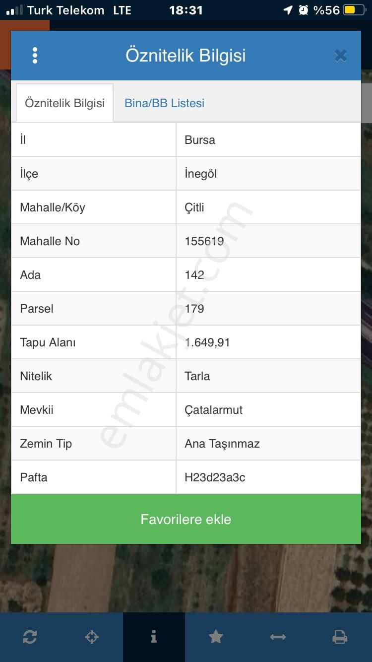 İnegöl Çitli'de Ankara Yolu Cepheli Satılık Tarla - Görsel 2