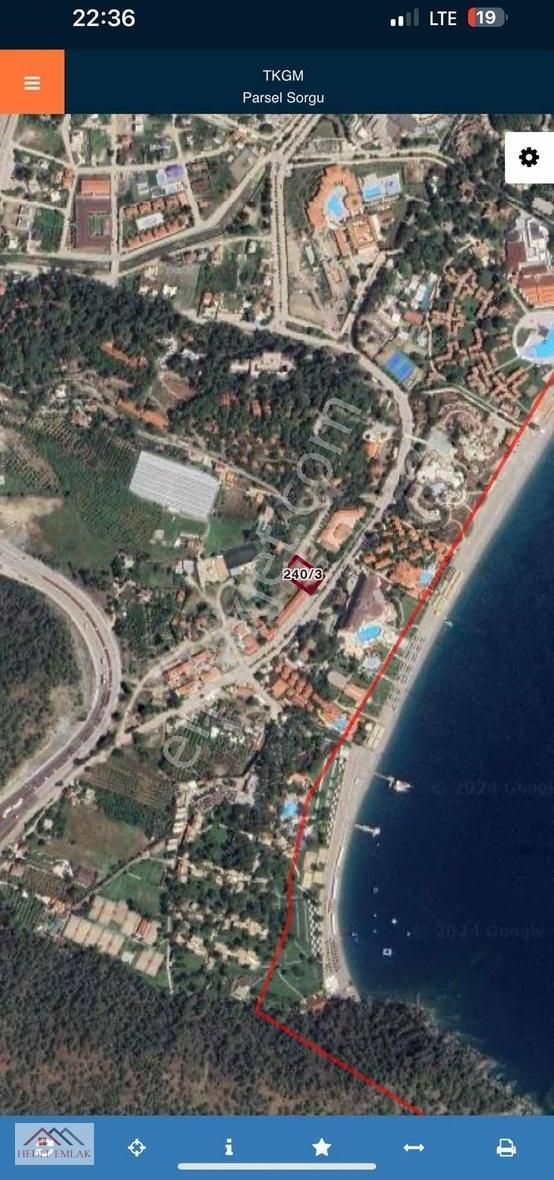 Antalya Kemer Satılık Ticari İmarlı ÇAMYUVADA SATILIK 1500M2 ARSA