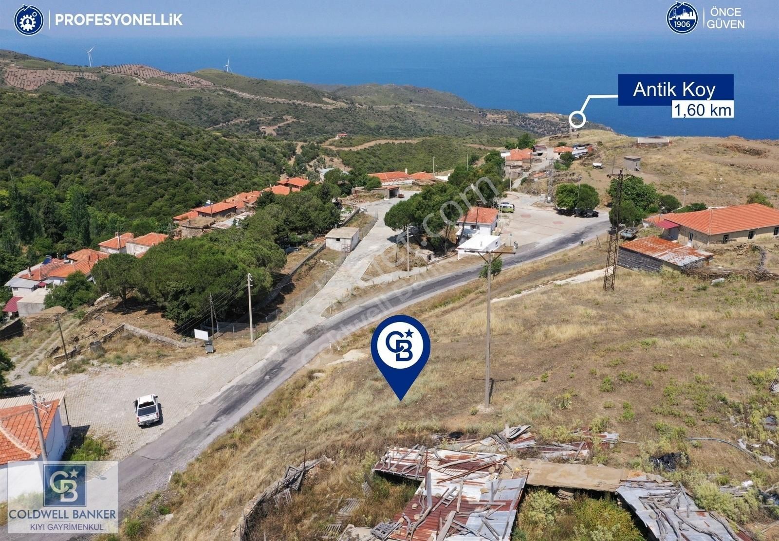 Karaburun Sarpıncık Köyünde Deniz Ve Doğa Manzaralı Tarla - Görsel 11