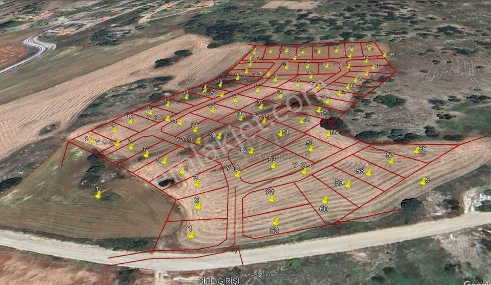 Çorum Merkez Eskiekin Köyü (Merkez) Satılık Bağ & Bahçe Güvenay - Çorum Eskiekin Köyüne Yakın Satılık Hobi Bahçeleri