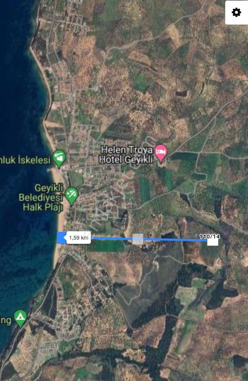 Ezine Kemallı Köyü Satılık Villa İmarlı ÇANAKKALE EZİNEDE PLAJA 1 KM TEK TAPU İMARLI ARSA