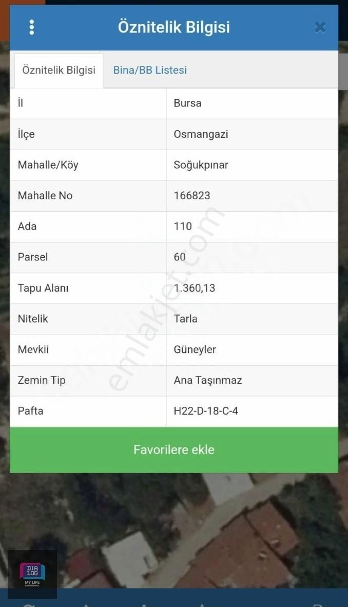 Osmangazi Soğukpınar Satılık Tarla Bursa/osmangazi Soğukpınar 'da Satılık Arazi