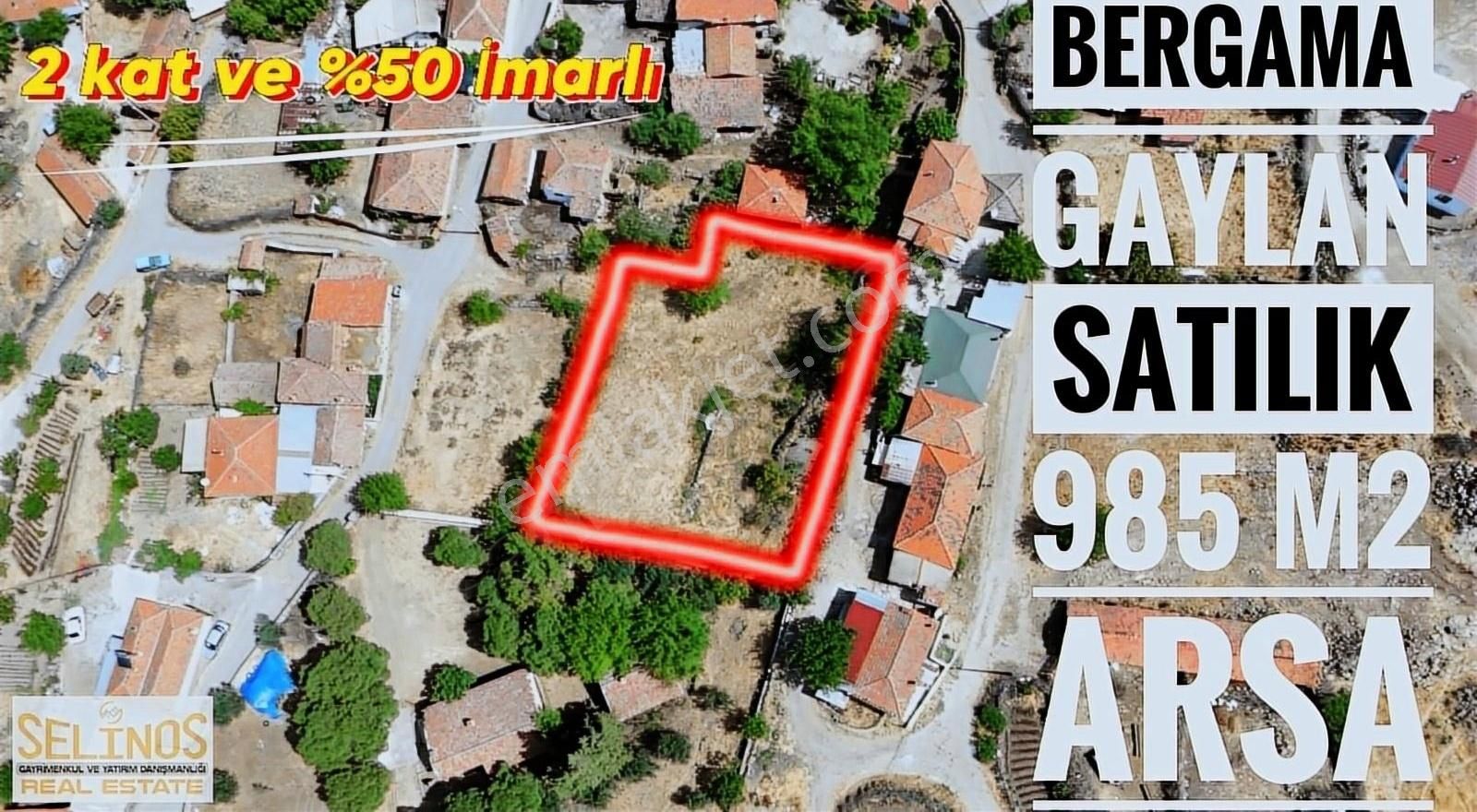 Gaylan Mahallesinde 985 M2 İmarlı Arsa