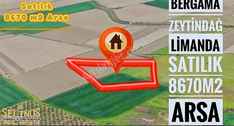 Bergama Zeytindağ Satılık Depo, Antrepo İzinli KUZEY EGE ÇANDARLI LİMANINDA 8670 M2 DEPO VE ANTREPO İMARLI ARSA