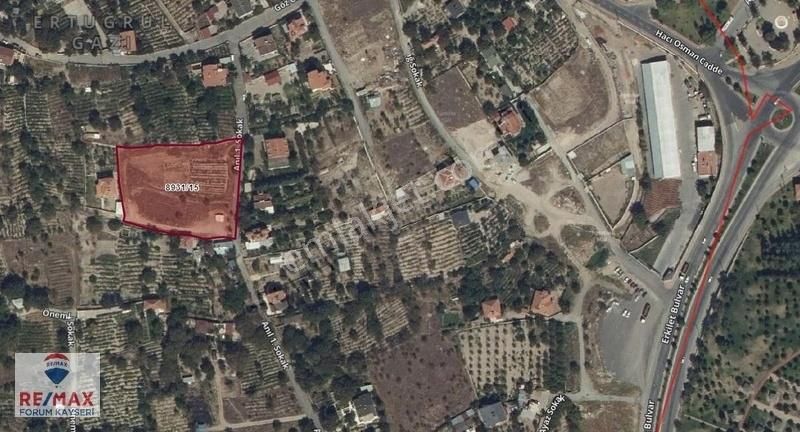 Kocasinan Ertuğrul Gazi Satılık Villa İmarlı Erkilet Ertuğrulgazi'de Satılık Villa Parseli