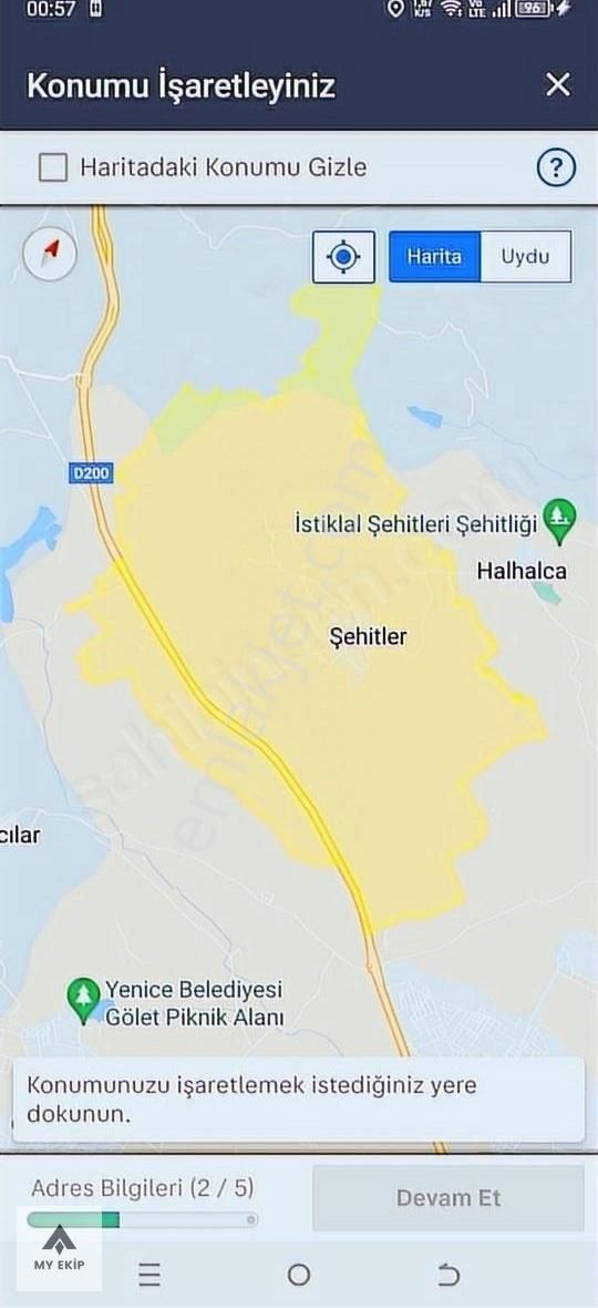 İnegöl Şehitler Satılık Tarla My Ekipdeninegölde Bursa-inegöl Yoluna Cepheli Arazi