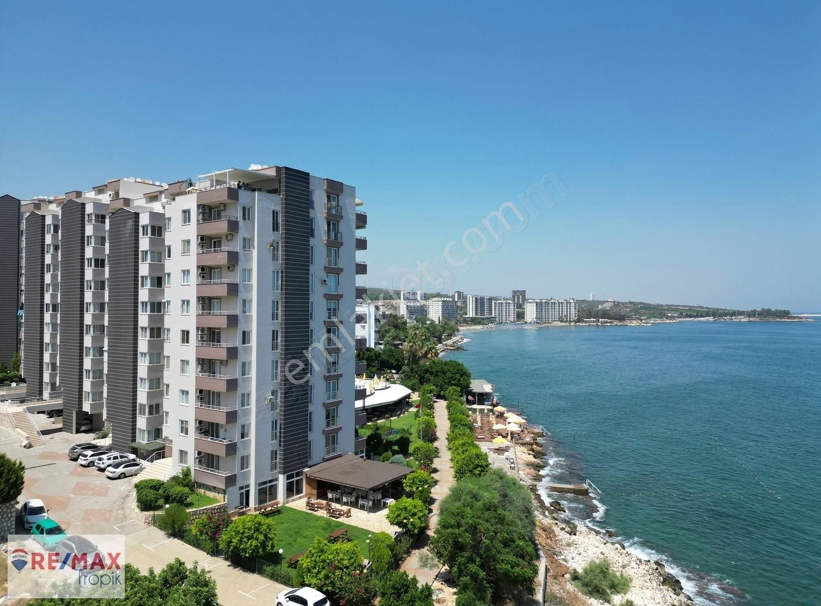 Erdemli Ayaş Satılık Daire Remax Tropik'ten Elissa Sit. Deniz Manz. Dublex 5+2 Eşyalı Daire