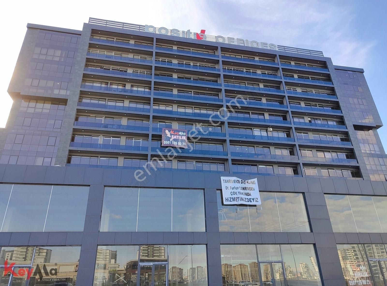 Kayapınar Talaytepe Kiralık Ofis 200 m2 TERAS Kullanım Alanlı 2+1 WİNSTON AVM Cepheli İŞYERİ