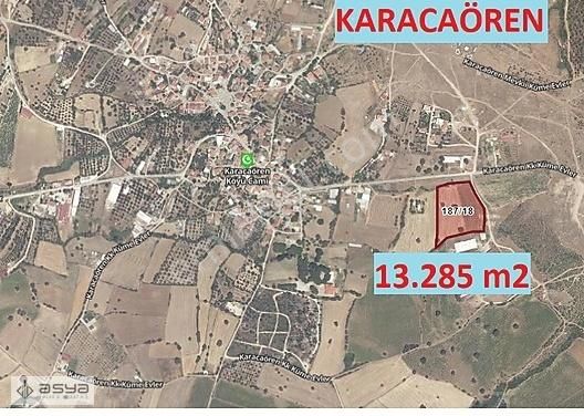 Çanakkale Merkez Karacaören Köyü Satılık Tarla ÇANAKKALE MERKEZ KARACAÖREN KÖYÜ'NDE 13.285 m2 SATILIK TARLA