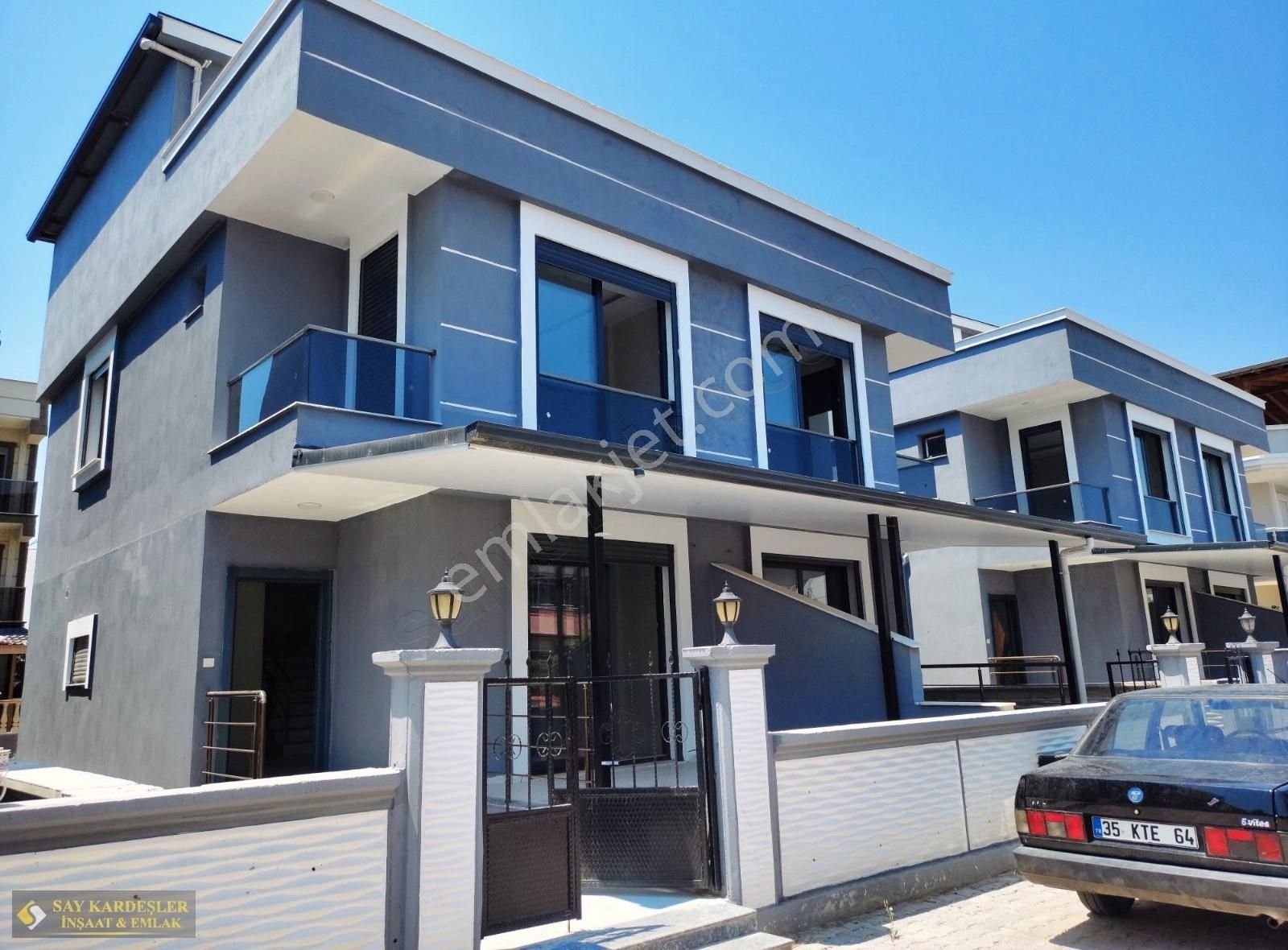 Seferihisar Bengiler Satılık Villa İzmir ürkmez deniz tarafında satılık 3+1 bahçeli villa
