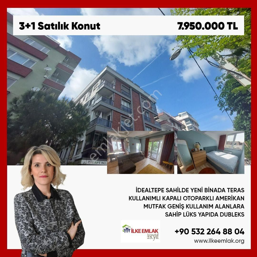 Maltepe İdealtepe Satılık Daire İdealtepe Mahallesi | Satılık 3+1 Dubleks Daire - Minibüs Caddesi'ne Komşu, Yeni Binada 120 m²