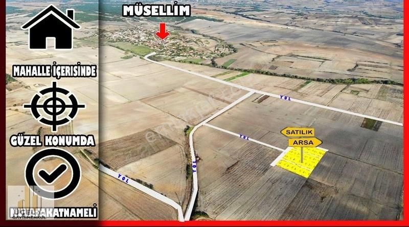 Babaeski Müsellim Köyü Satılık Tarla Babaeski Müsellim Mahallesinde 1 Adet 500 M2 Parsel