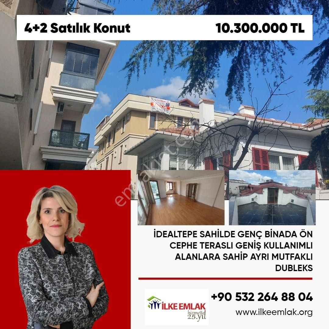 Maltepe İdealtepe Satılık Daire İdealtepe Mahallesi'nde  / Satılık Daire: - Minibüs Caddesi'ne Komşu, Yeni Binada Lüks 4+2 Dubleks