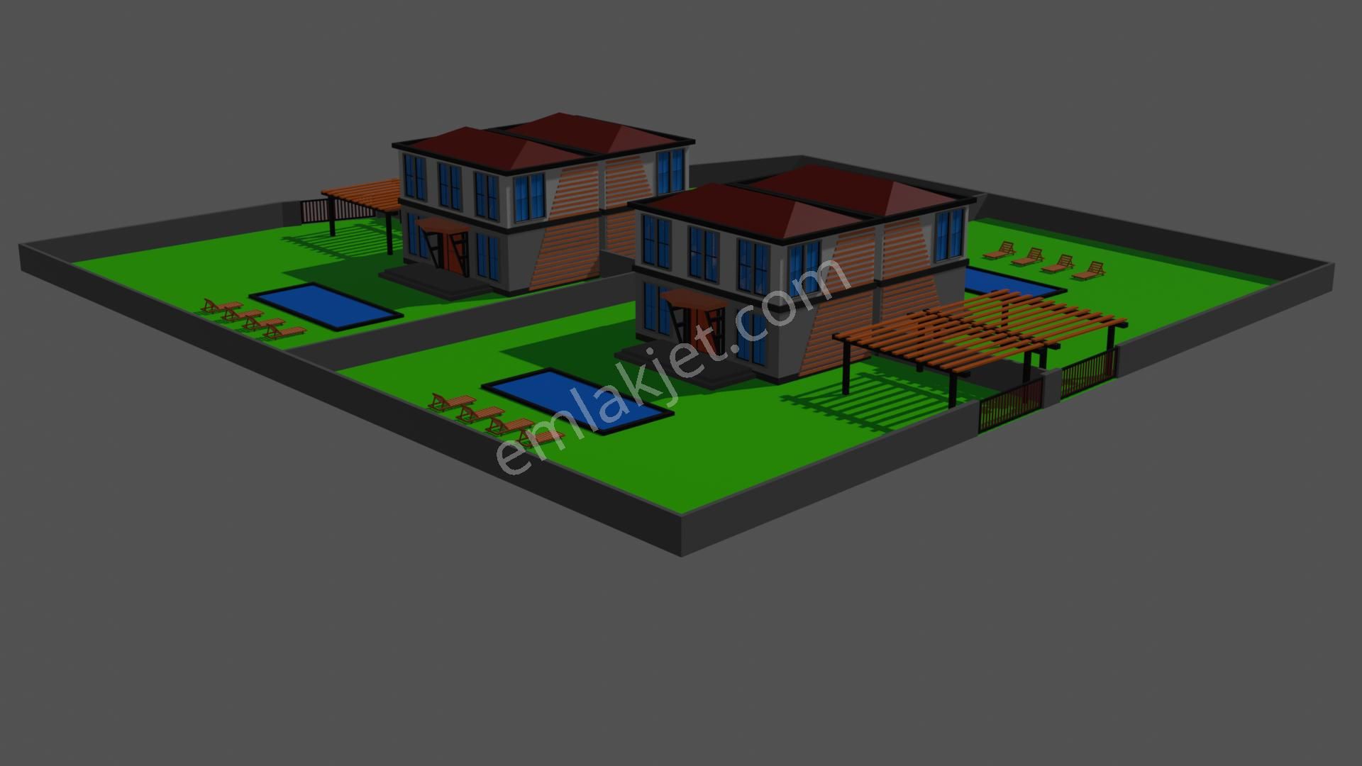 Satılık 4 Villa İmarlı 2300 M2 Arsa Muğla Ortaca - Görsel 5