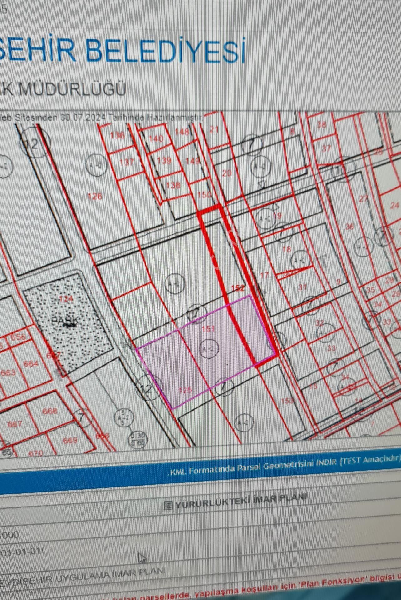 Seydişehir Saadetler Satılık Tarla SADETLER DE SATILIK ARSA