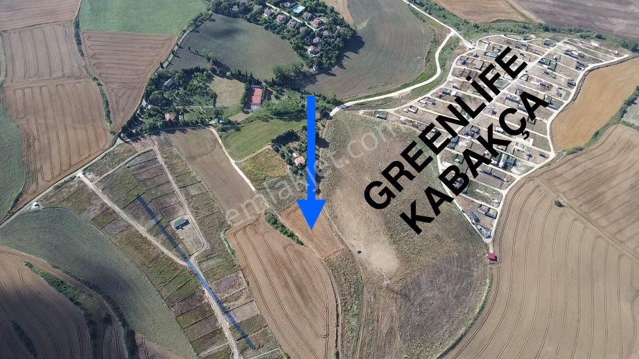 Çatalca Kabakça Satılık Tarla  KABAKÇADA 2918 M2 ÇİFT YOLA CEPHE TARLA