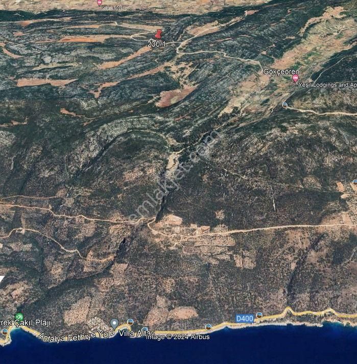 Antalya Kaş Satılık Tarla Sarıbelen - Görsel 9