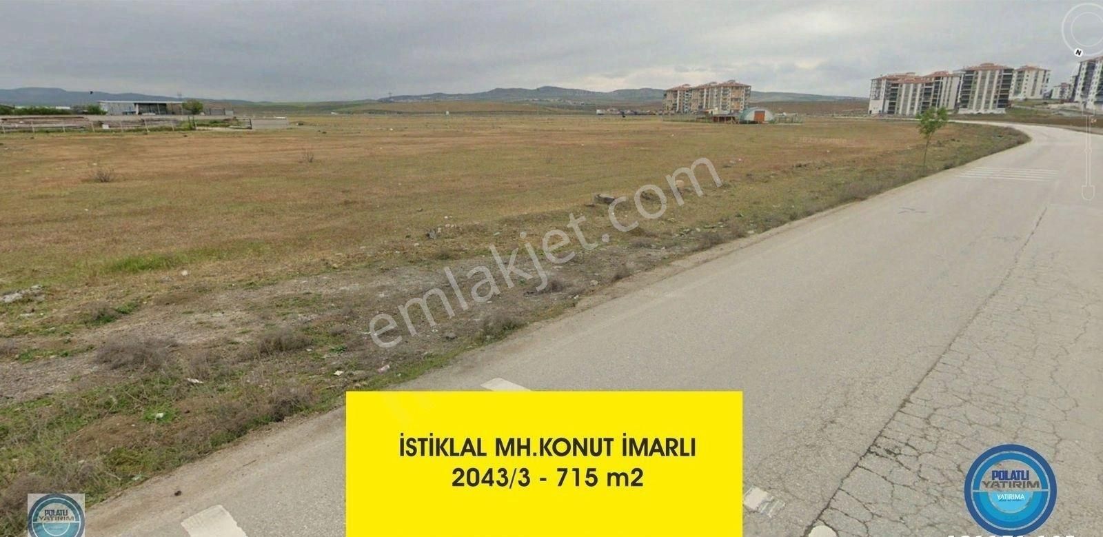 Polatlı İstiklal Satılık Konut İmarlı POLATLI İSTİKLAL'DE KUPON 3 KAT 6 DAİRELİK ARSA