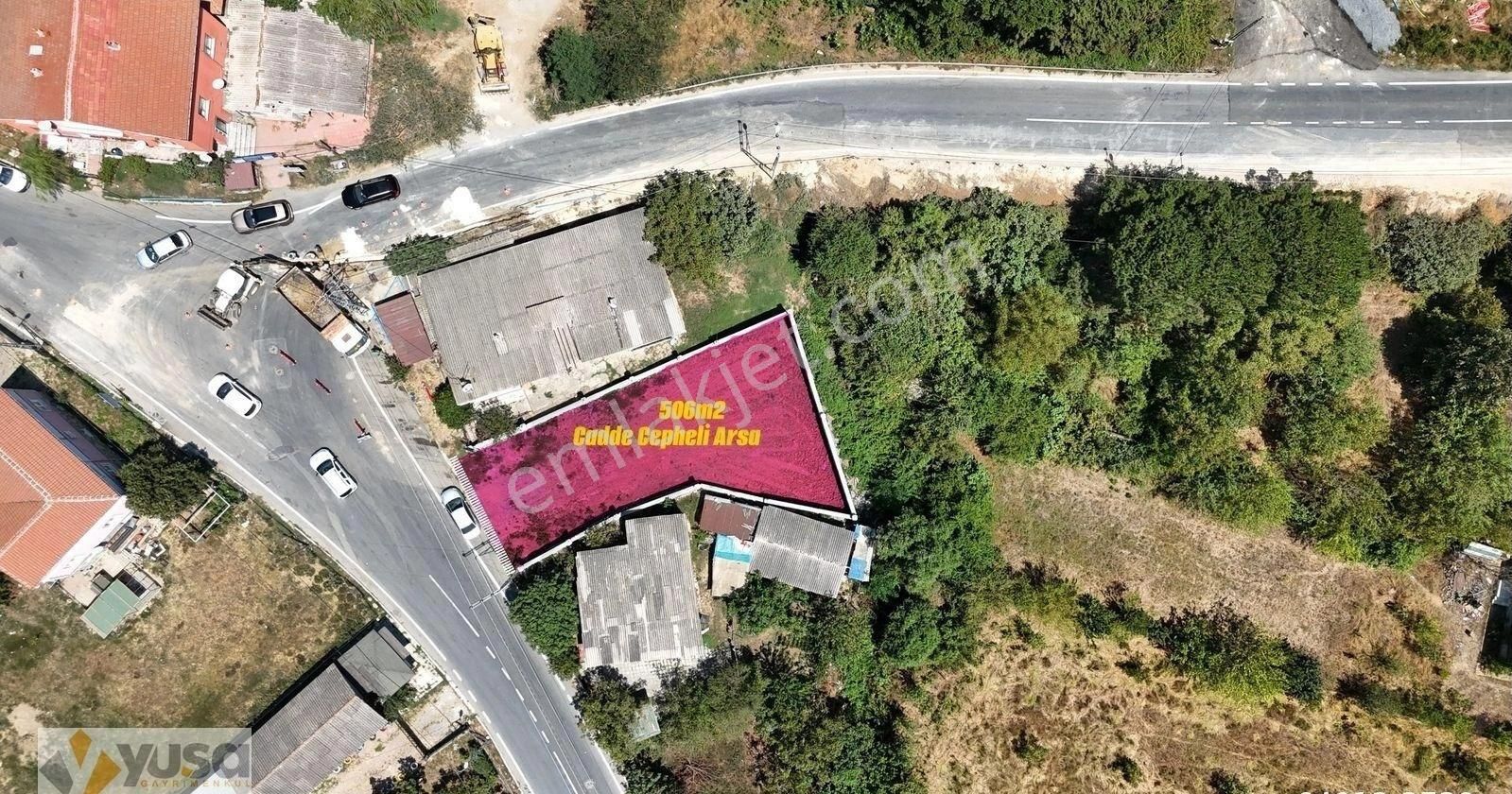 Çatalca Akalan Satılık Özel Kullanım Çatalca Akalan'da 506 m2 CADDE CEPHELİ TEK TAPU ARSA