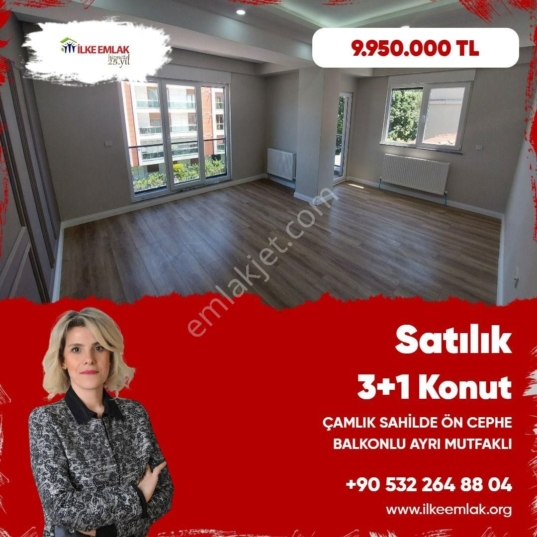 Maltepe Küçükyalı Satılık Daire  Küçükyalı Mah. Çamlık Sahilde Ön Cephe Manzaralı Balkonlu 120m2