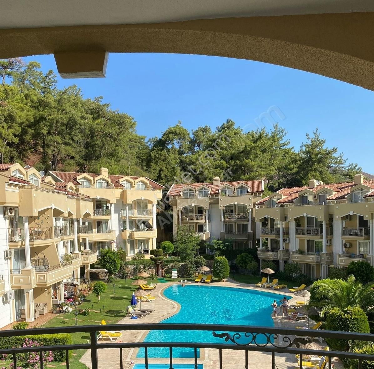 Marmaris İçmeler Satılık Daire Marmaris İçmelerde Havuzlu Site İçinde Satılık 3+1 Daire