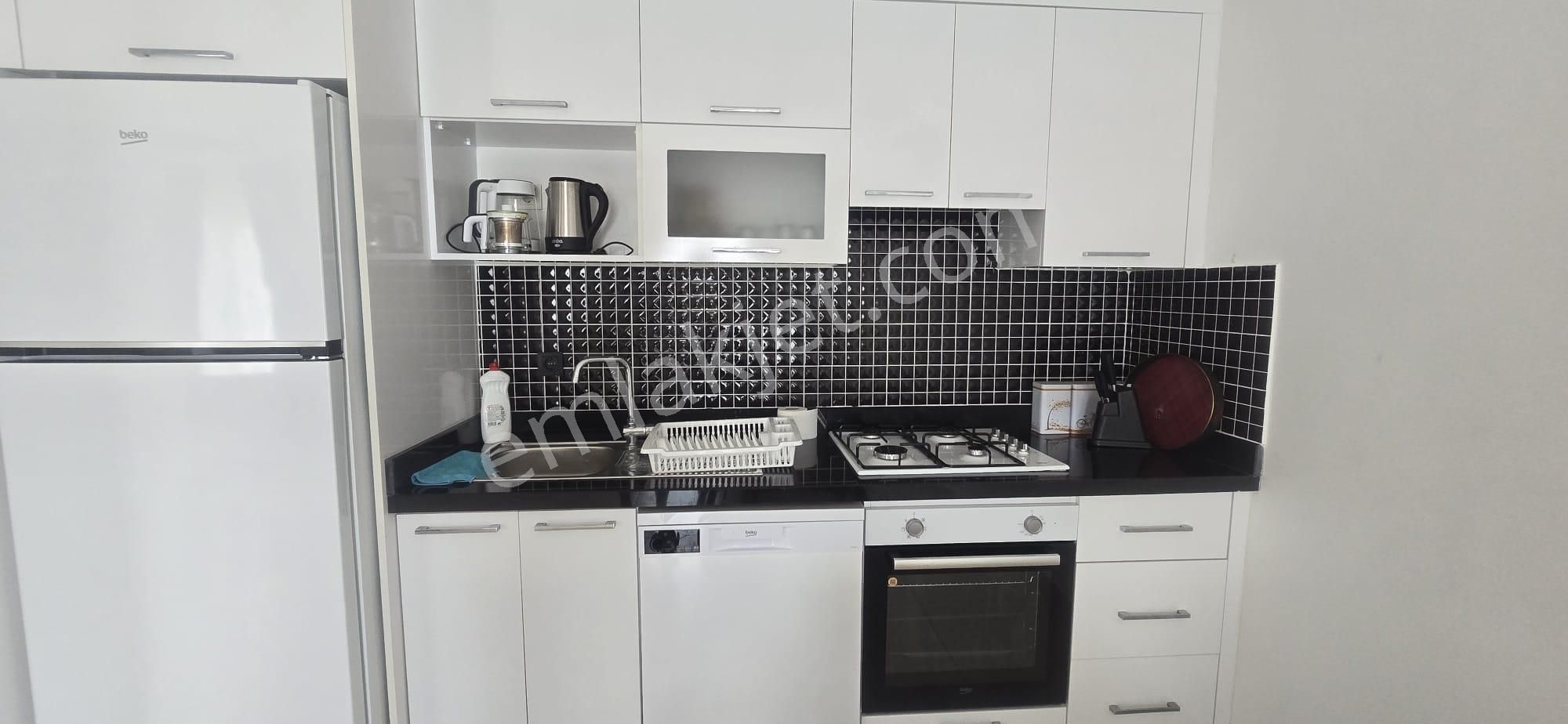 Alanya Mahmutlar Kiralık Daire   Sky blue residance 2+1 Dublex 140 M2 full eşyalı 2 banyo wc  havuz 