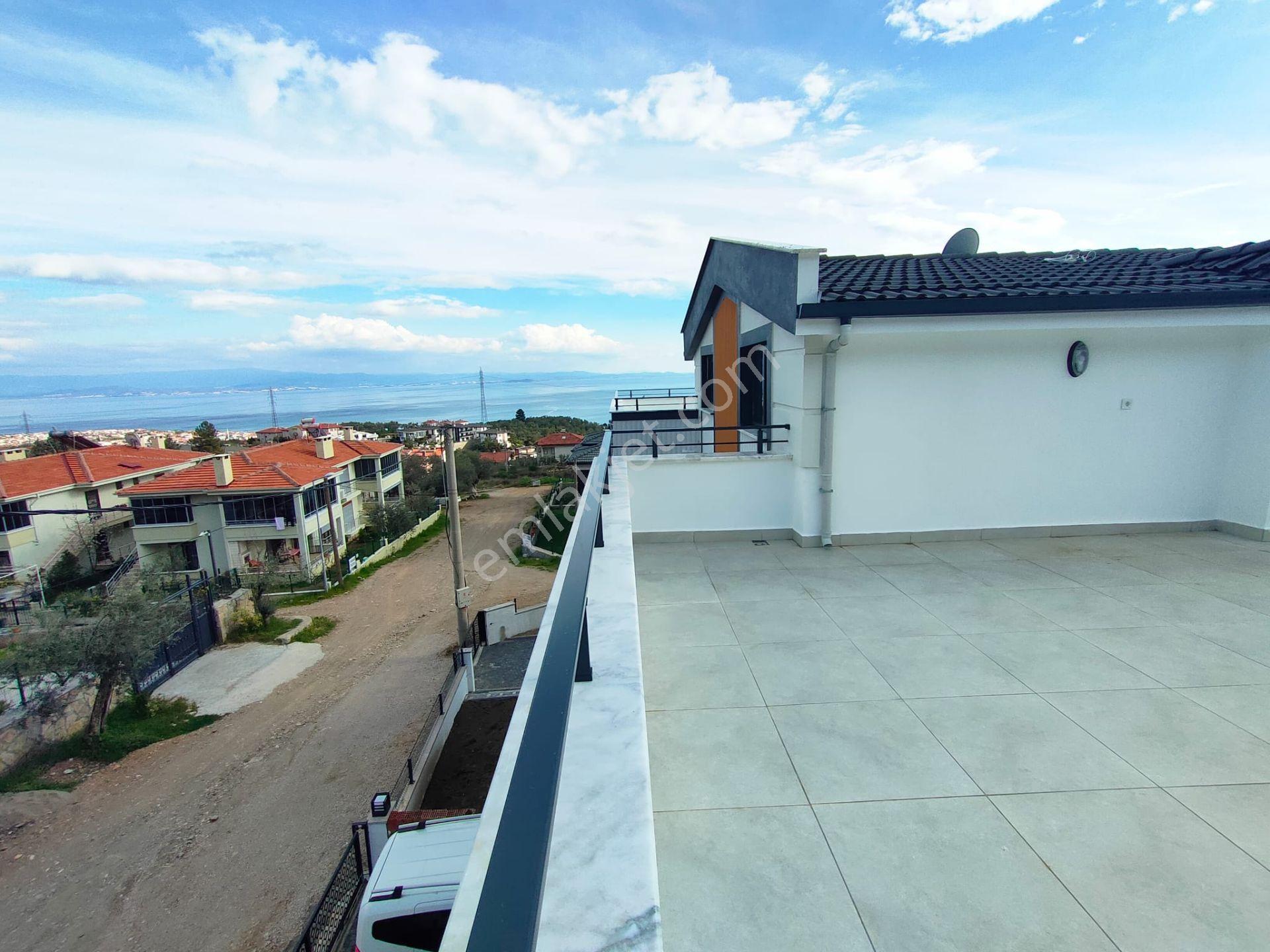 Altınoluk Kazdağı Eteklerinde Müstakil Garajlı Bahçeli Açık Otoparklı 4+1 Sıfır Lüx Triblex Villa - Görsel 31