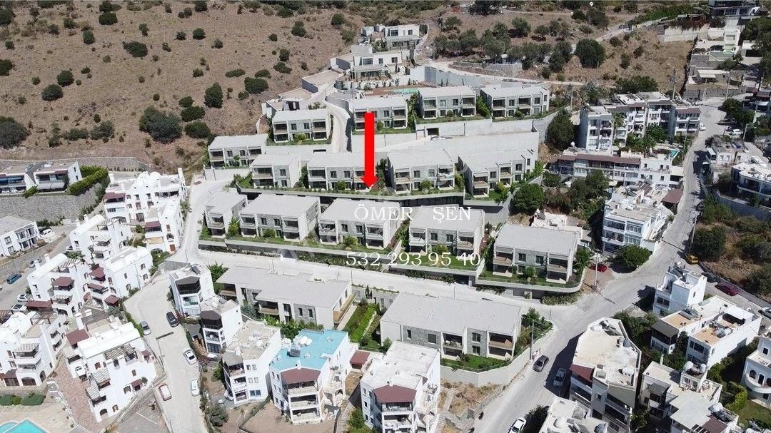 Bodrum Karabağ Satılık Daire  TURGUTREİS KARABAĞ DA 3+1 / BAHÇE KAT / 110 m2 / ADA MANZARALI