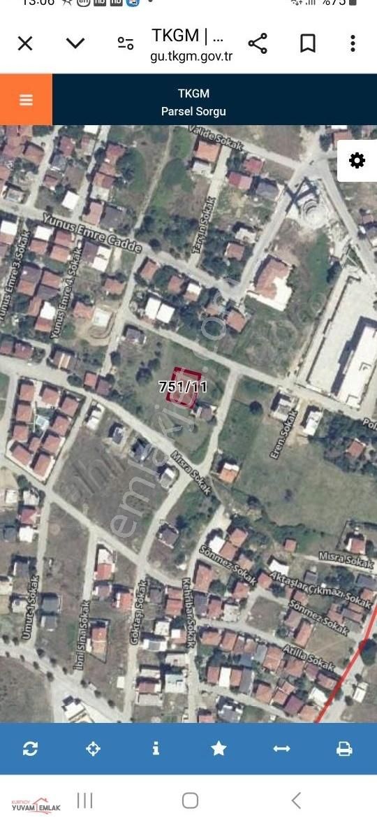 Yalova Merkez Bağlarbaşı Satılık Konut İmarlı YALOVA MERKEZ BAĞLARBAŞI 615 M2 YATIRIMLIK ARSA