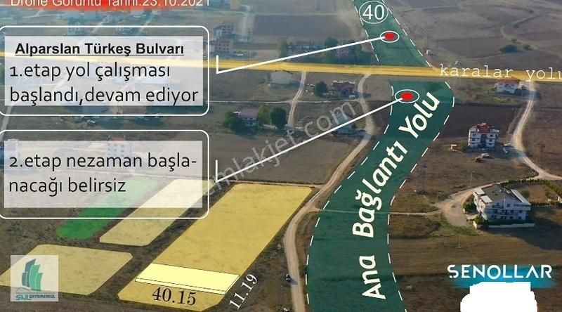 İnegöl Akhisar Satılık Konut İmarlı Akhisar'da(yeni İnegöl)bulvara Çift Cepheli,çift Dairelik Arsa