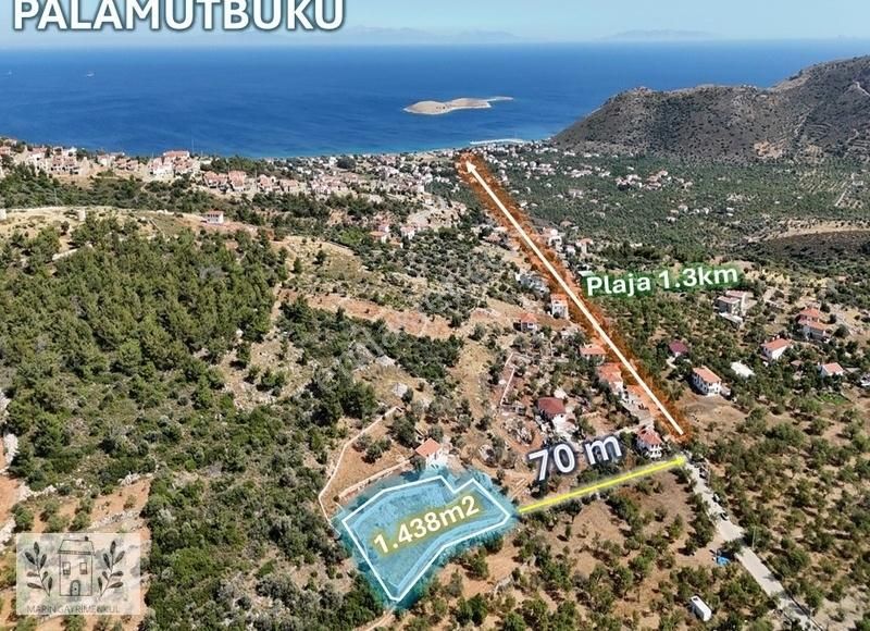 Datça Yaka Satılık Konut İmarlı Marinden Palamutbükü'nde 20/40 İmarlı 1500m2 Arazi