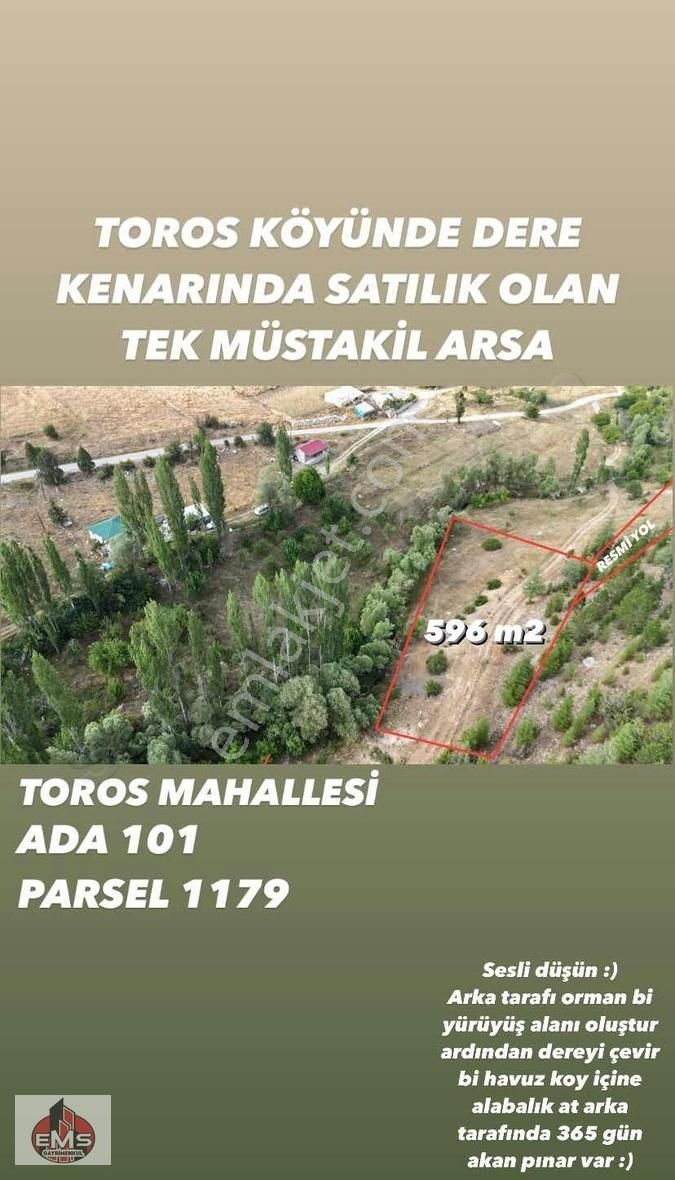 Erdemli Toros Satılık Villa İmarlı Erdemli Toros Mahallesinde Dubleks Villa İmarlı 596 Satılık Arsa