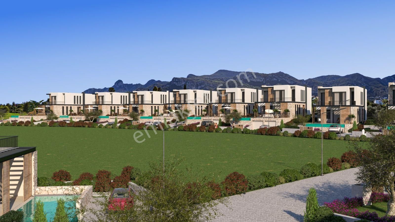 Girne Ozanköy’de Dağ Ve Deniz Manzaralı 6+1 Ve 4+1 Ödeme Planlı Projeden Satılık Villalar !!! - Görsel 17