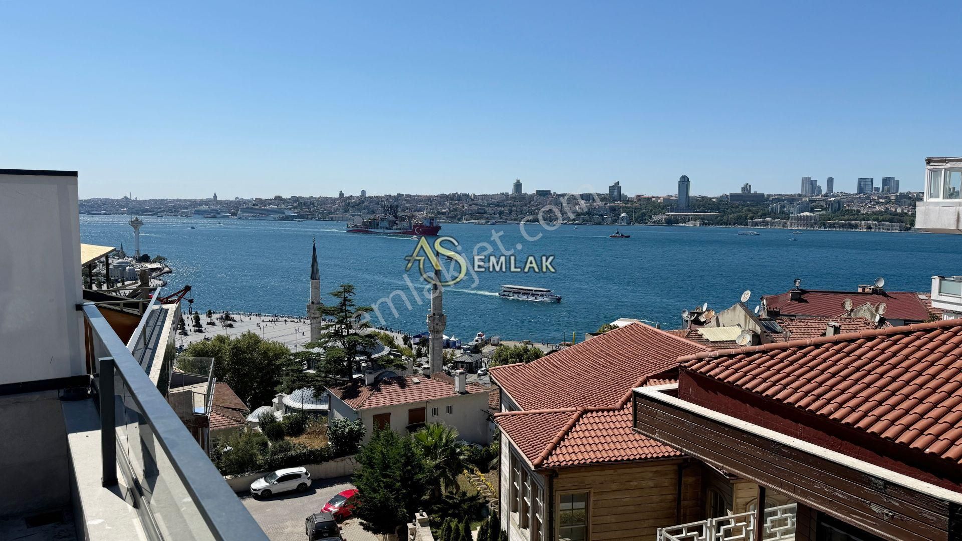 Üsküdar Sultantepe Kiralık Daire  AS EMLAKTAN 3+2 BOĞAZ MANZARALI YENİ BİNADA MERKEZDE LÜX DUBLEX