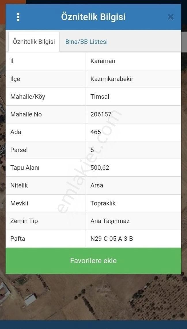 Kazımkarabekir Timsal Satılık Konut İmarlı MRM EMLAKTAN KAZIMKARABEKİR TİMSAL MAHALLESİNDE SATILIK ARSA