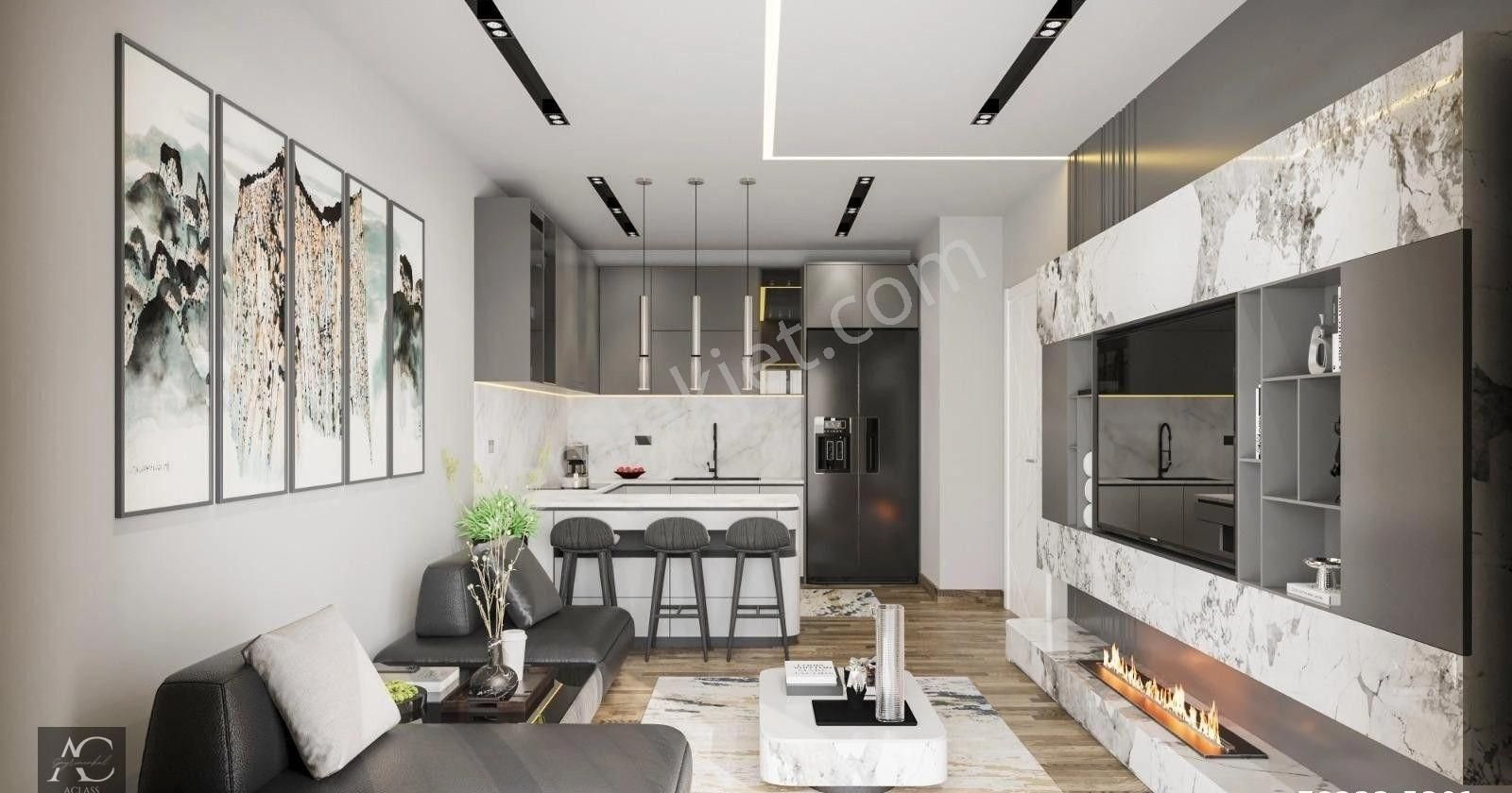 7/24 Güvenlık-havuz-peyzaj-otopark-yerden Isıtma-sosyal Alan-ultra Lüx-akıllı Ev - Görsel 6